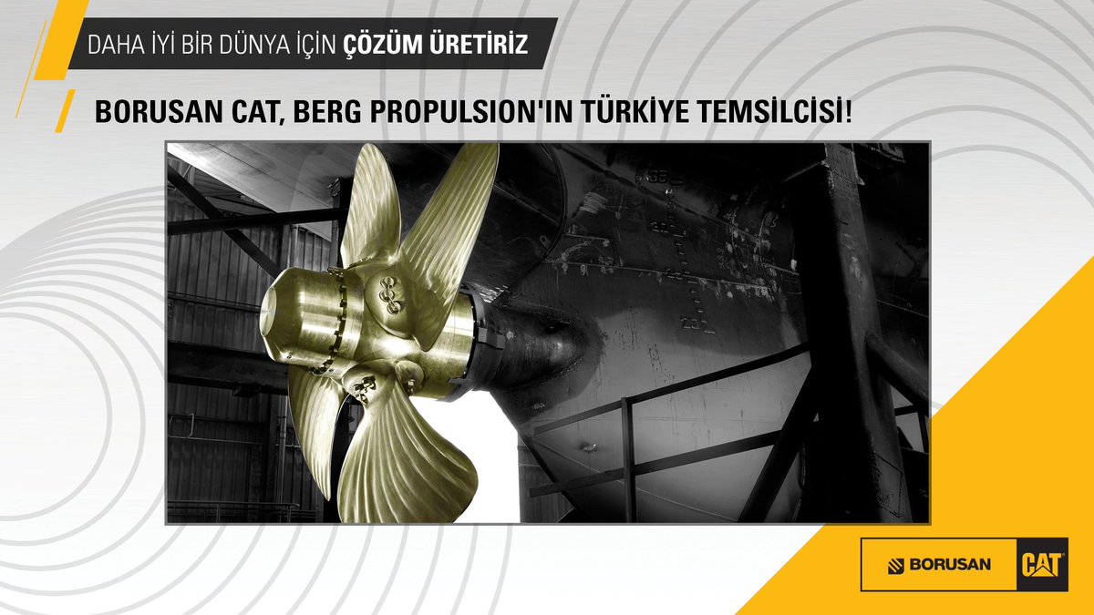 borusan_cat's tweet photo. Berg Propulsion’ın Türkiye temsilcisi olarak Berg Propulsion ile Türk denizciliği ve gemi inşa sektörü için yüksek performanslı ve yenilikçi çözümler sunmaya devam edeceğiz. 💪🏻🇹🇷 
Detaylar için: https://t.co/OJiYTqu58W
#bergpropulsion #dahaiyibirdünyaiçinçözümüretiriz #borusancat https://t.co/ywbJuS7nwu