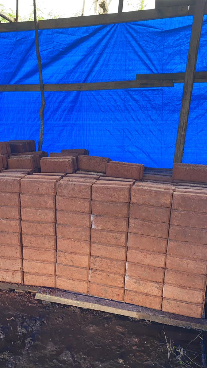 AbramHarding5's tweet photo. Compressed Earth bricks for sale...Le 5,000 each ...did you know that stabilized earth bricks can resist firearm bullets? #Earthbricks #builder #constructionworker #CivilEngineering #lifeofanarchitect #salonetwitter https://t.co/eFc03RvgFT