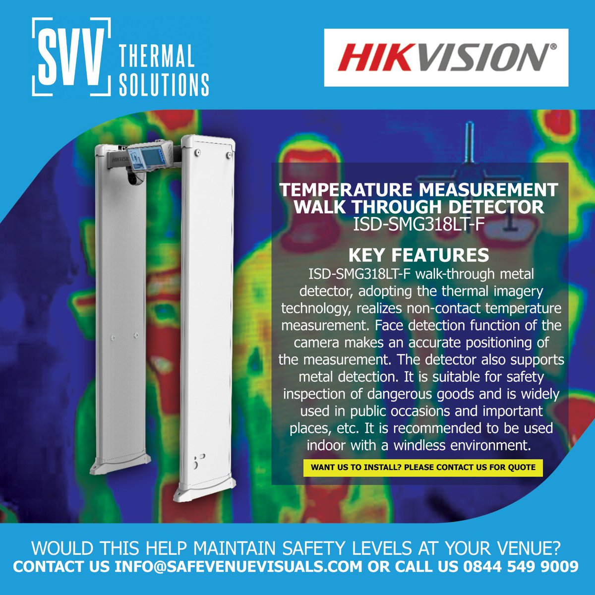 Safer, Faster, Smarter thermal solutions for temperature screening to protect your venue. #saveourvenues #letusdance #besafe #thermalscreening #thermalsolutions #thermalcamera #thermalcameras #SVV #protectyourbusiness #nighttimeeconomy #nightclubs #nightlife #nightclub