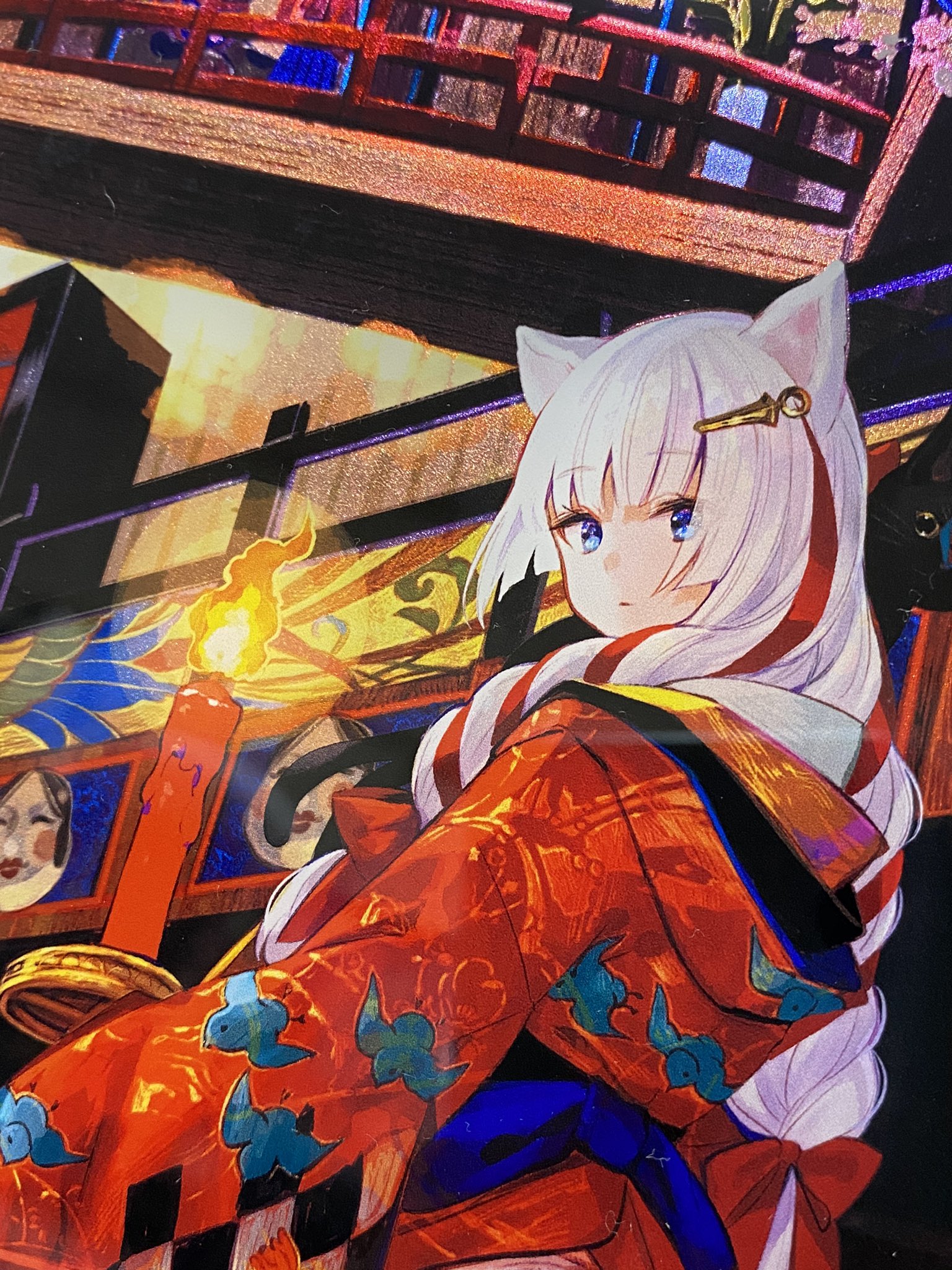 藤ちょこ Fuzichoco アクリルアート 特に和風イラスト 2種はぜひ実物を見てほしい 金粉を散りばめたような加工がされてて立体的にきらきら光るのがすごい綺麗 写真だと伝わりきらない T Co Mazuz1kvrn T Co Xrm2ft4mla Twitter