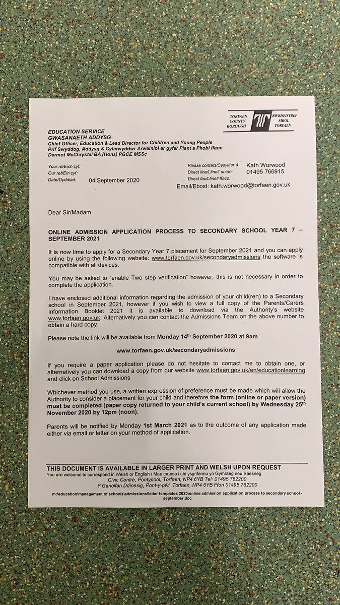 Coedeva_AHT's tweet photo. Please find attached the information for applying for secondary school @CoedEvaYear6 Thank you. https://t.co/qLj4dIRtsc
