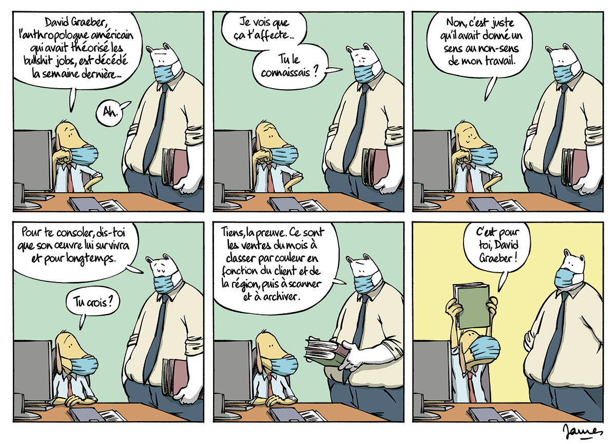 Bullshit hommage
[Extrait de la série "Dans mon open space" éditée aux <a href="/EditionsDargaud/">Editions Dargaud</a>]