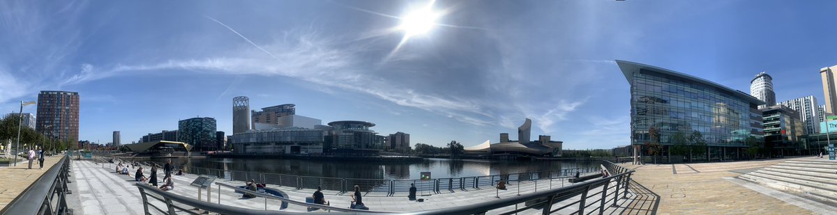 How nice is it here at Salford Quays &amp; Media City.... all within walking distance from our @forlivinghomes schemes in Eccles &amp; Ordsall! #scorchio