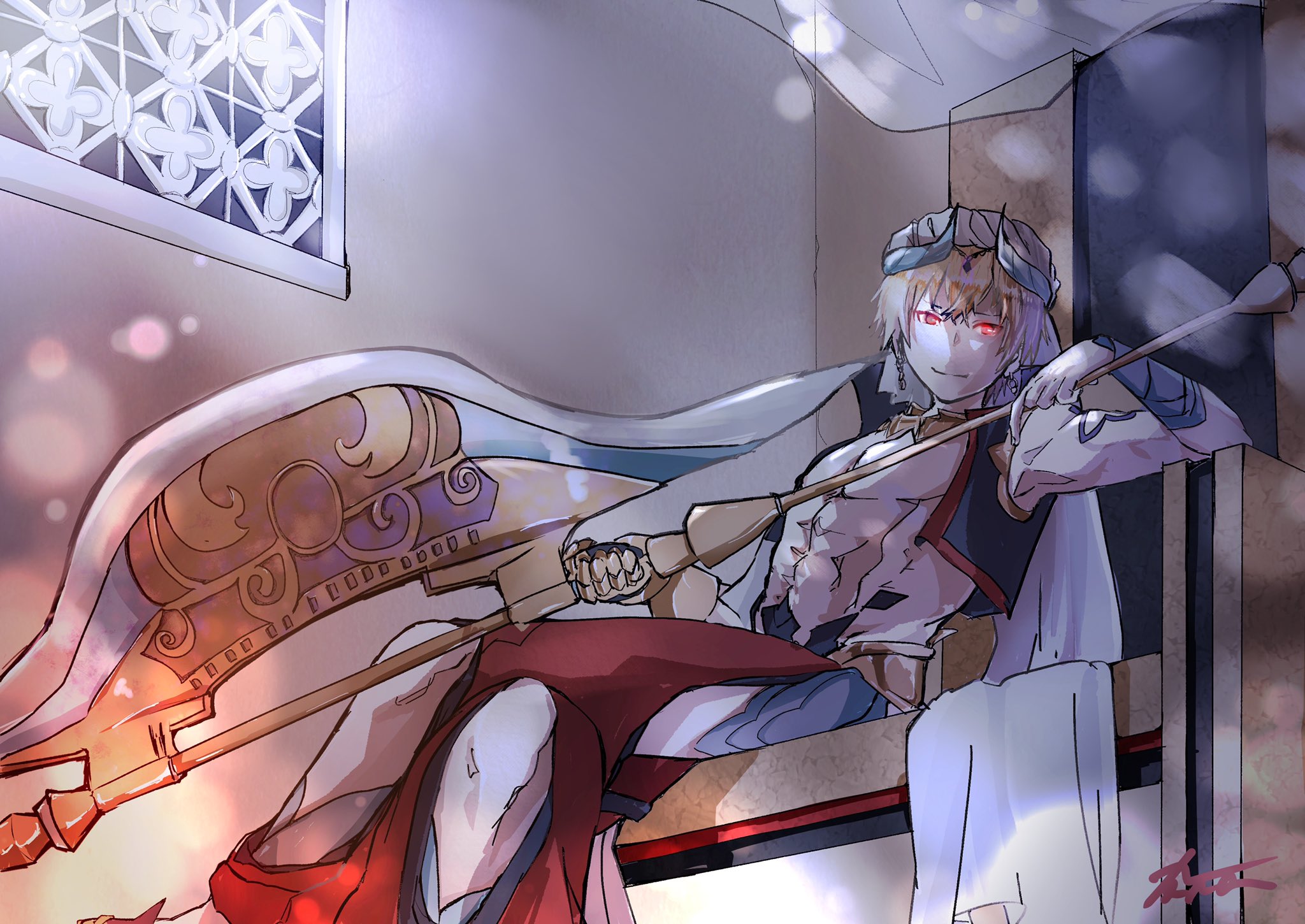 たらモ キャスターのギルガメッシュ描きました Fgo ギルガメッシュ イラスト T Co Siaegoe5qq Twitter