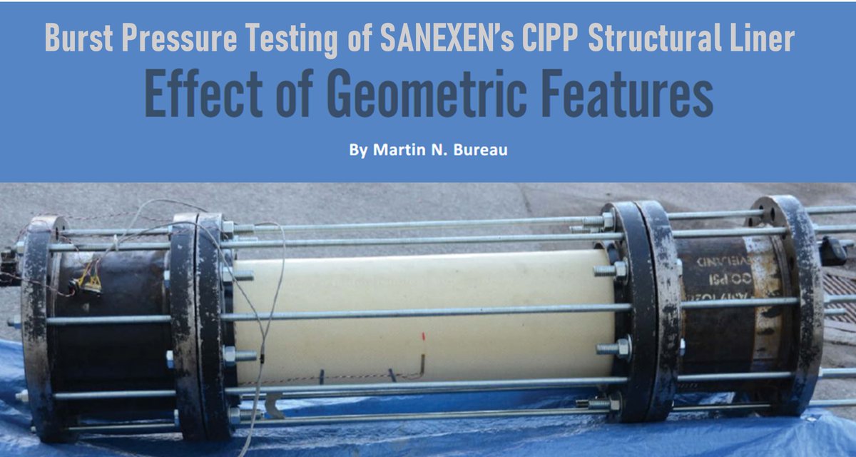 Third party testing on SANEXEN's watermain renewal solution confirms high pressure resistance#Logistec #Sanexen #waterinfrastructure #innovation # #drinkingwaterquality #cleantechnology #sanexen