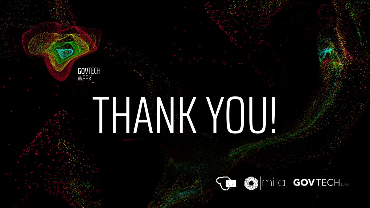 GovTechLabLT's tweet photo. We want to say a HUGE THANK YOU to all who attended at #GovTechWeek! 🤩
With almost 1 000 attendees and 3 000 video views, you all proved that innovative, digital, #green and equitable future of governments and societies is a significant topic to discuss!
#govtech #govtechlab https://t.co/EGeDnHKZAH
