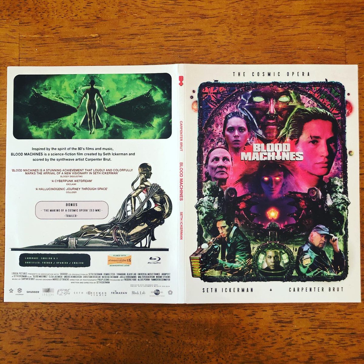 wilbossman's tweet photo. Another project I backed about four years ago has finally come to fruition - @carpenter_brut Blood Machines has arrived #cosmicopera #synthwave https://t.co/hz1PWKCWNN