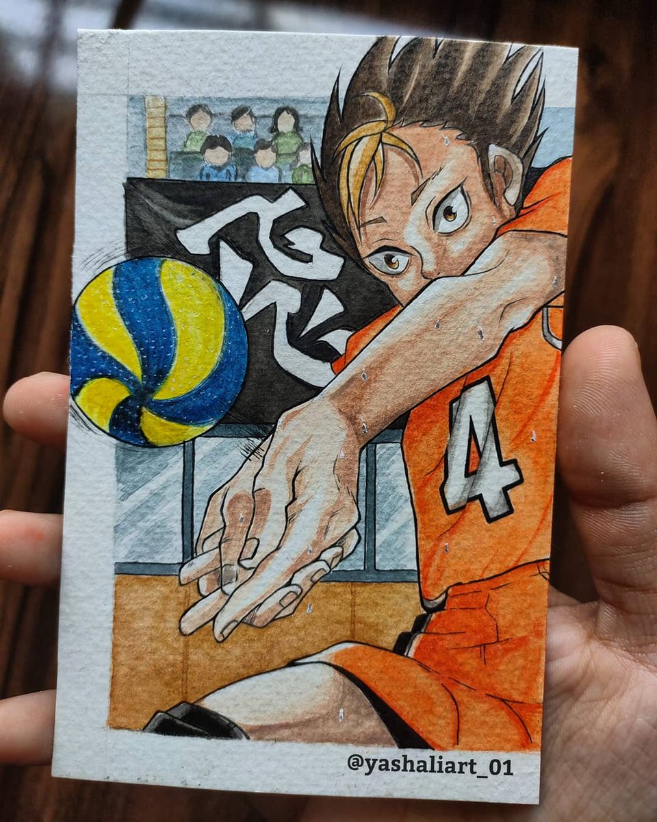 Yashaliart_01's tweet photo. Yuu nishinoya ❤️
Took 3 hours to complete 😁
#haikyuuart #AnimeArt #haikyuu #animedrawing #Artist #drawing #watercolour https://t.co/GBZD2F3SW1