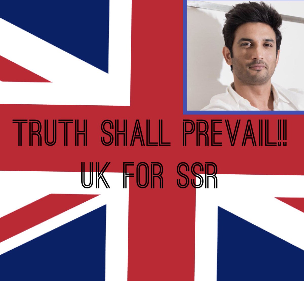 BKejdiwal's tweet photo. #Flags4SSR World want justice for our God’s Child @shwetasinghkirt @nilotpalm3 https://t.co/zjppXnIKc6