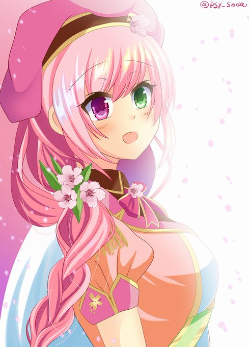 お題「『総合力降順』ソートで上位5位以内の花騎士」
遅刻しちゃったけど、サクラさん!
いやし🌸
#FKG深夜のお絵かき一本勝負 
#花騎士
#フラワーナイトガール
#フラワーナイトガールイラスト 