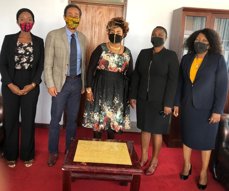 Today, WOLREC together with Feed the Future met the Minister of Gender, Community Development and Social Welfare,  Honourable Patricia Kaliati, to discuss issues of women's empowerment.