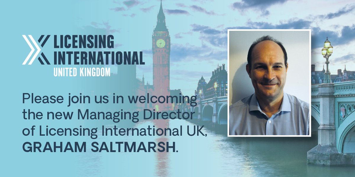 Licensing_Intl's tweet photo. We are thrilled to announce the appointment of @GrahamSaltmarsh as the new Managing Director for our UK office!
His appointment marks the beginning of a bold new chapter for Licensing International in the UK, so more about Graham here: https://t.co/1UAdxqC4GG #UKMD #Licensing https://t.co/Q3c2cvjbGV