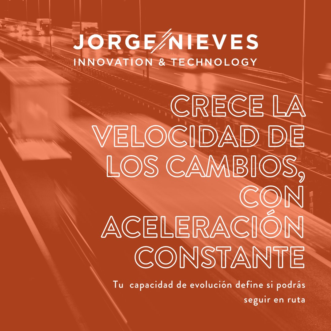 jnievestech's tweet photo. La velocidad de los cambios es cada vez más vertiginosa. Es importante que nosotros tengamos la capacidad suficiente para adaptarnos, y estar preparados. https://t.co/jZ8rtyDwjT