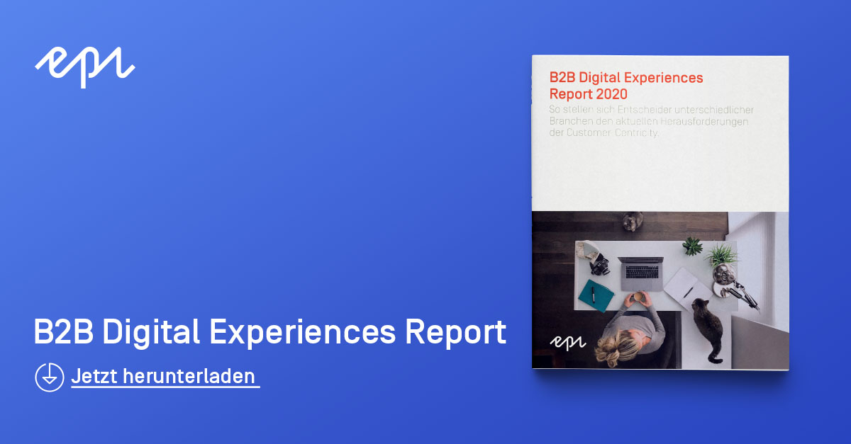 Wie sorgt man im B2B eigentlich für mehr #CustomerCentricity? Welche Rolle spielen Datenschutz und Personalisierung und womit hebt man sich vom Wettbewerb hervor? Unser B2B Digital Experiences Report 2020 zeigt, was 600 Entscheider zu dem Thema sagen. ow.ly/xnsF50BgHYQ