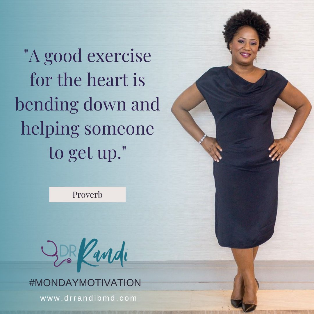 DrRandiBMD's tweet photo. "A good exercise for the heart is bending down and helping someone to get up." -Proverb
#ladynomics #financiallysavvy2020 #ladynomicsbooklaunch #wealth #financialwellbeing #finances #takecontrolofyourfinances #prescriptiontowealth #financialwellness #levelupyourincome https://t.co/ad2g8MqVBg