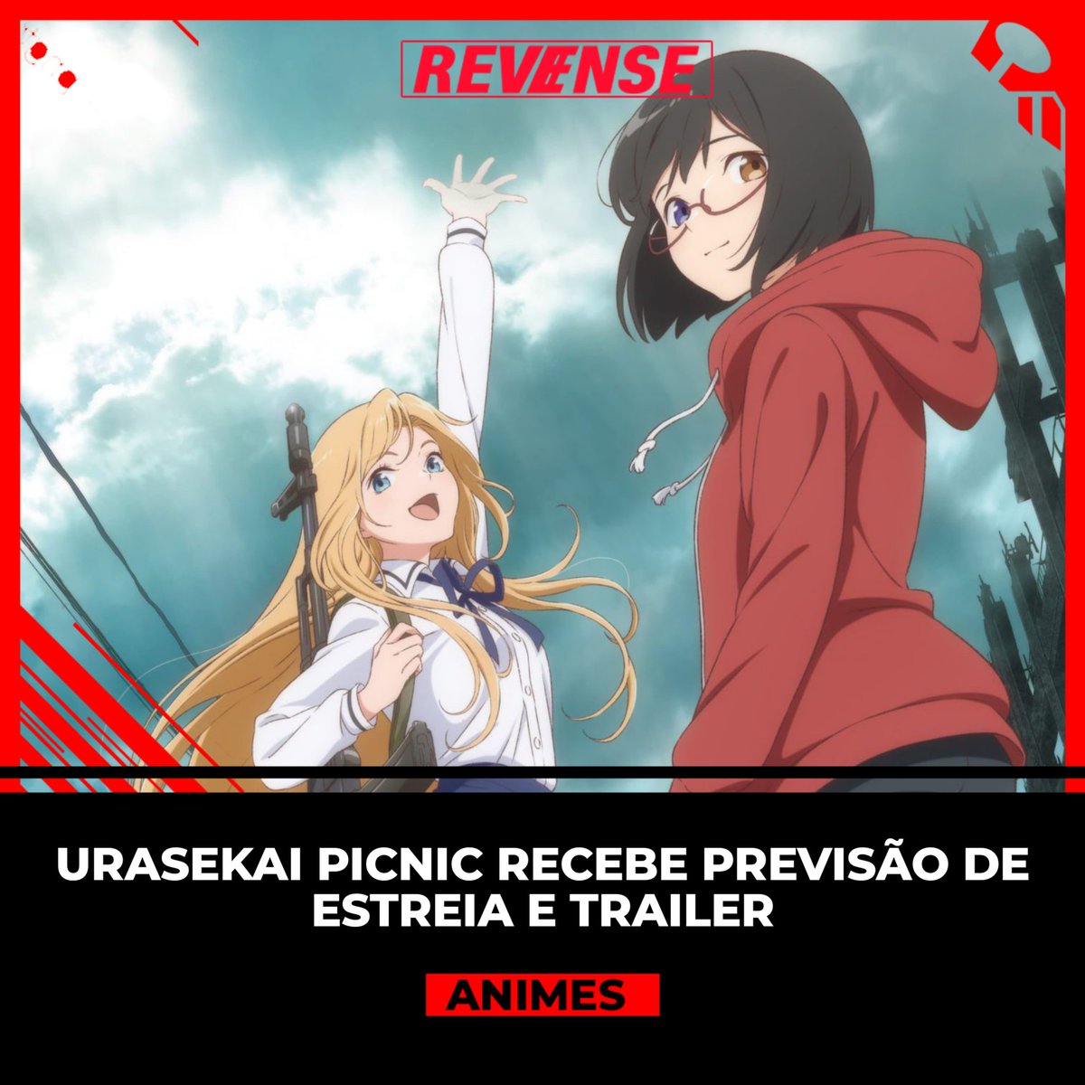 revenseoficial's tweet photo. URASEKAI PICNIC RECEBE PREVISÃO DE ESTREIA E TRAILER!
A conta do Twitter da adaptação de urasekai picnic (otherside picnic) disponibilizou um novo trailer para o anime. O anime está previsto para 2021.
#lidenfilms #urasekai #takuysatou #animebrasil https://t.co/baC6xwkLMb