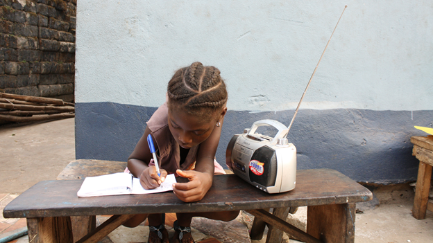 BridgeIntlAcads's tweet photo. Together with the Ministry of Education in Liberia, Bridge has launched radio lessons to bring the classroom directly into homes. This is a #distancelearning solution that serves hard to reach communities. Visit https://t.co/Vh2dH3aPbn for radio stations & times.#BridgeAtHome https://t.co/C0mGwcDxaq