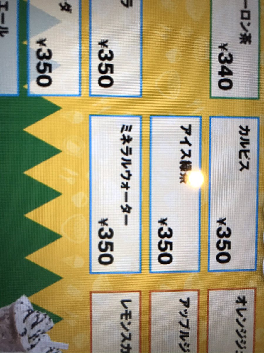 ぼったくりのミネラルウォーター