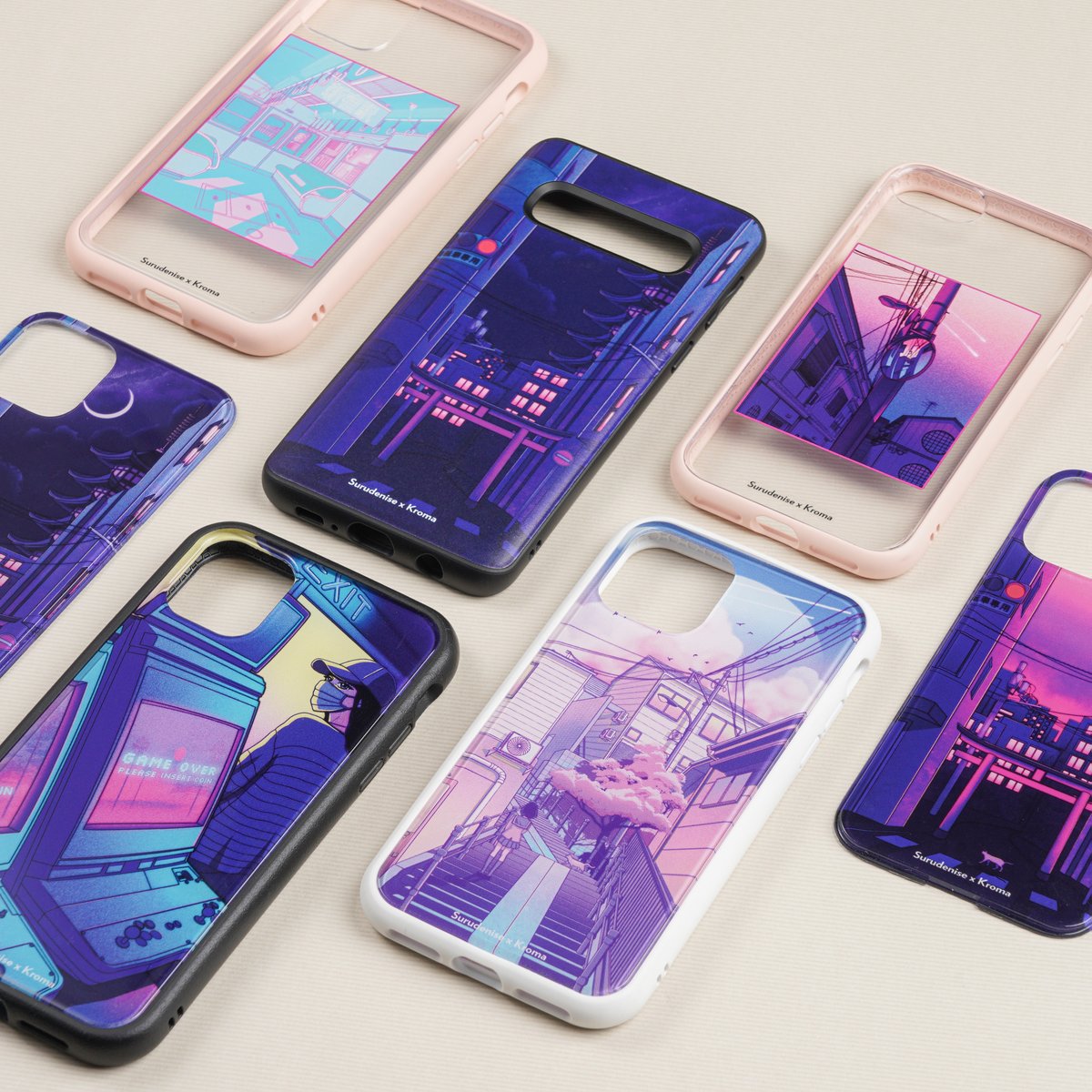 🚨 NEW COLLECTION 🚨 <a href="/surudenise/">Denise</a> x Kroma⁠⠀⁠⠀
Illustrations of Dreamlike Nostalgic Places 💜⁠⠀
🌃⁠ kroma.me/surudenise
✅Available for iPhones (6 &amp; up), Galaxy S9/S10 (+)⁠⠀