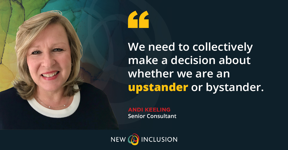 newinclusion's tweet photo. When witnessing an act of wrongdoing at the workplace, we have the choice to be an upstander, by taking positive action as an #ally, or to be a bystander by not intervening. 

Either way, a silent spectator is an active enabler. 

#DiversityAndInclusion #MondayMotivaton https://t.co/Gtt6vU0xge
