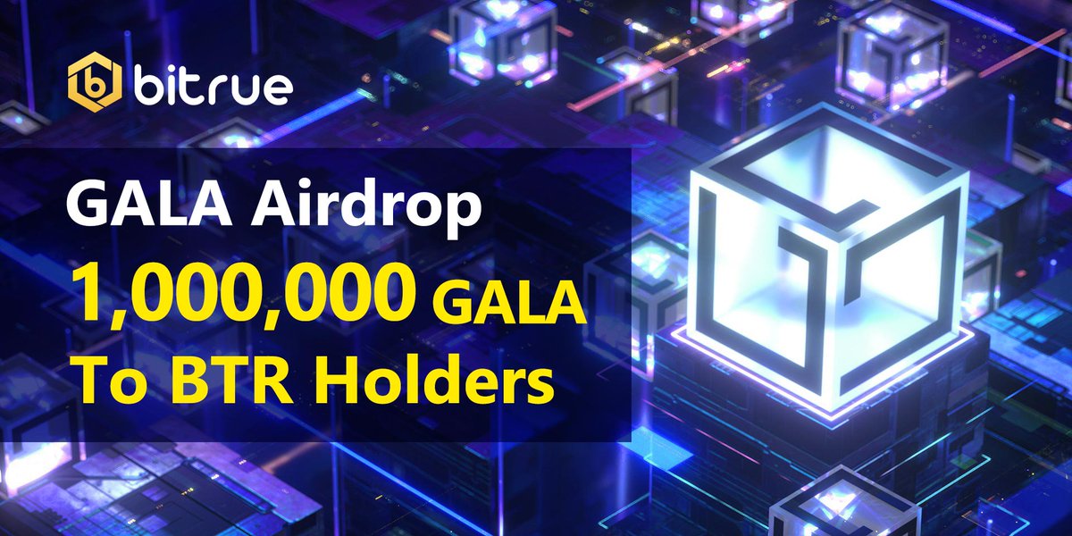 BitrueOfficial's tweet photo. $BTR holders also get a 1,000,000 $GALA airdrop to celebrate the launch! Make sure you complete these steps:

1. Follow @BitrueOfficial &amp; @GoGalaGames
2. Sign up @ https://t.co/P3v3oQKXN0
3. Retweet this
4. Reply &amp; tag 3 friends

(snapshot will be taken Sep 21) https://t.co/Ilxl78Z4k8