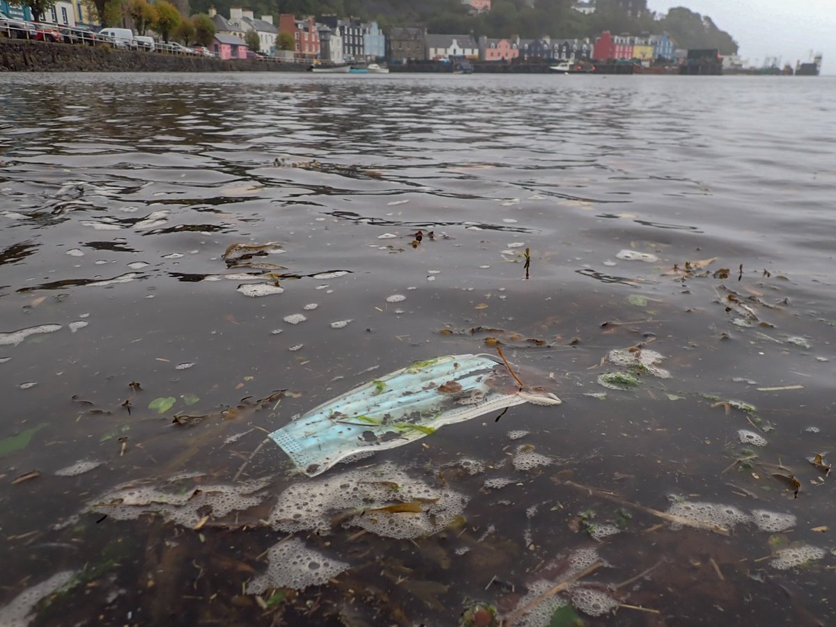 LifeAfloat's tweet photo. It's not enough that we fight a pandemic that we pollute our world because of it too. 😞 https://t.co/fnWxSlr93S