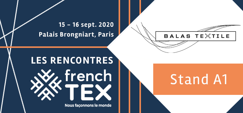 Techtera's tweet photo. #BalasTextile, adhérent #Techtera, sera présent sur les #RencontresFrenchTex, stand A1 : designer et producteur de textiles techniques pour les domaines de la mode, du sport et de la protection individuelle. https://t.co/8OamazgAk6