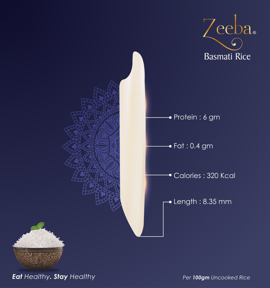 ZeebaBasmati's tweet photo. “Resist yourself from the need of snacking, with the nutritional goodness of Basmati Rice”
To get insights on our rice variants visit – https://t.co/ONwts8Nla8
#zeebabasmatirice #suppletekindustries #dubai #uae #india #bestbasmati #dubailife
#largestbasmatiexporters https://t.co/gjb6rTmYui