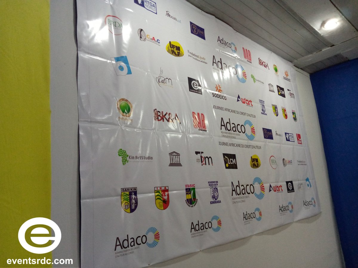 EVENTSRDCCOM's tweet photo. #JADA20 : l'Académie des beaux-arts de Kinshasa s'apprête à accueillir la conférence-débat sur la problématique des droits d'auteur en #RDC

Cette activité est à suivre sur @EVENTSRDCCOM

@947UFM @LaCliqueMusic @Djofalanga #ConfADACO20 #ConfADACO @Balufu https://t.co/3cKa3Igirh