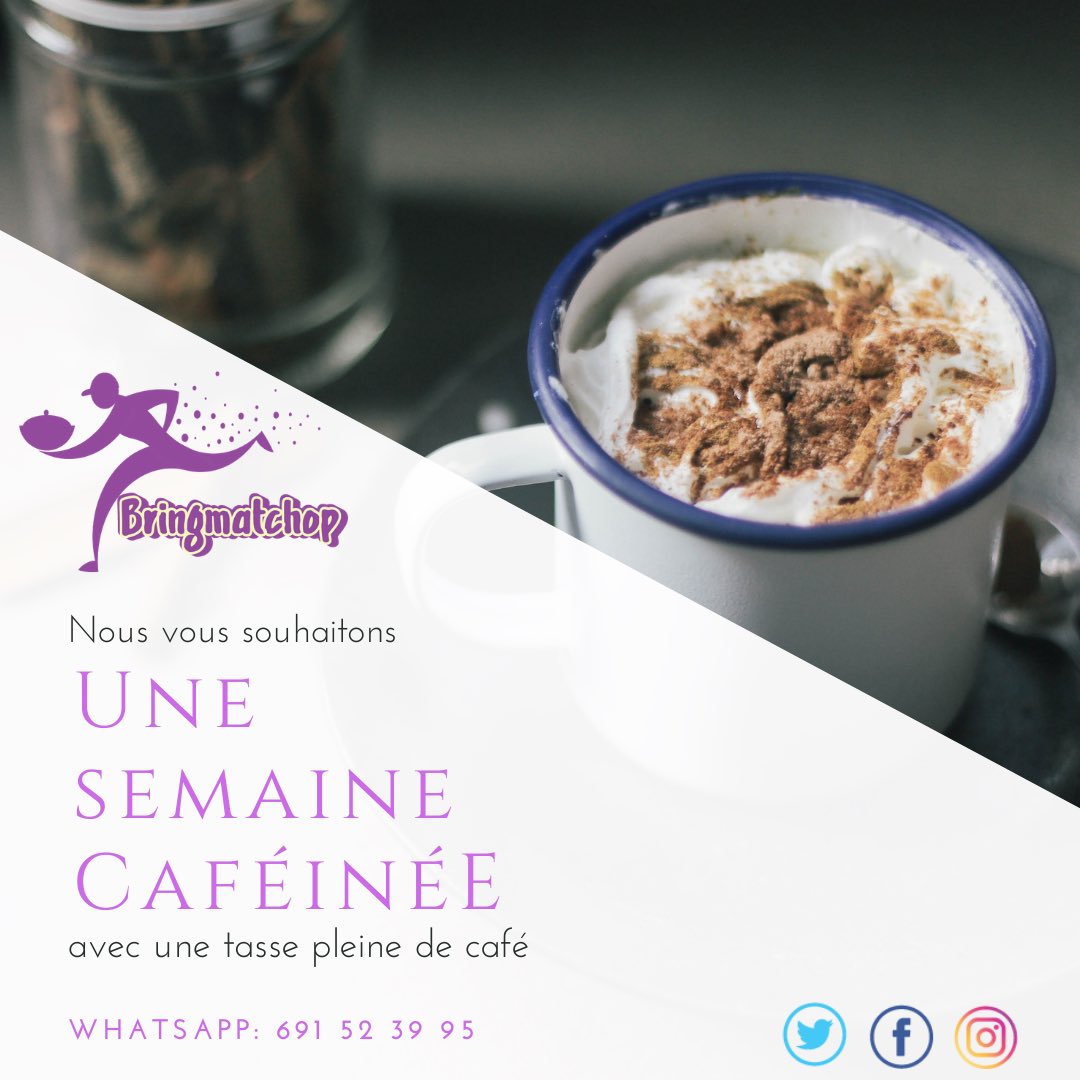 Bringmatchop_CM's tweet photo. La semaine débute avec le plein d’énergie 💪🏽et pour vous permettre d’avoir du temps pour vos occupations, Bringmatchop s’occupe de vos livraisons en maxi 45min.
Bonne semaine à tous😊
Notre catalogue via le lien https://t.co/f0aksteI3E
#deliveryfood
#bringmatchop
#monday https://t.co/Id3ZjsRQVQ