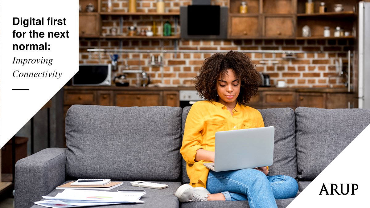 Up to 25-30% of office-based workers will spend multiple days a week working from home by the end of #2021. Our Digital Infrastructure and Smart #Cities Consultant <a href="/_hannahgriff/">Hannah Griffiths</a> looks at the #digital landscape for the #NextNormal: ow.ly/7AaG50BnaiV #DigitalFirst