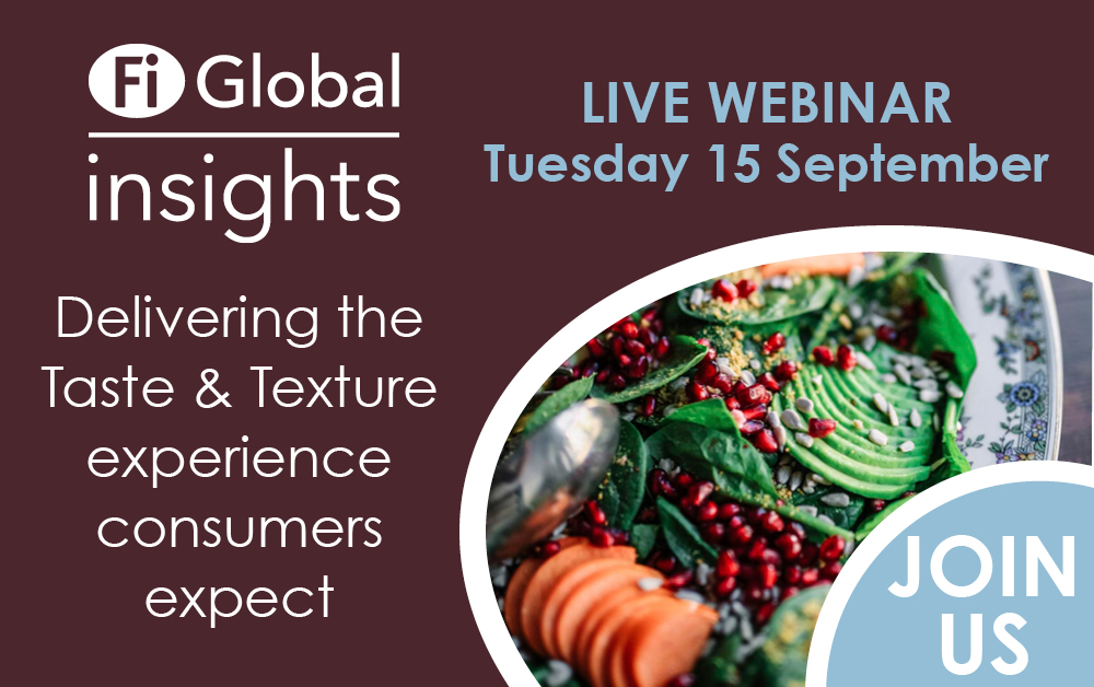 Fi_Global's tweet photo. Don’t miss out on tomorrow #webinar on taste and texture, and reformulation strategies to enhance consumers’ eating experiences. 
Register here: https://t.co/s9rF4AH1A2 https://t.co/sQC5wohVPS