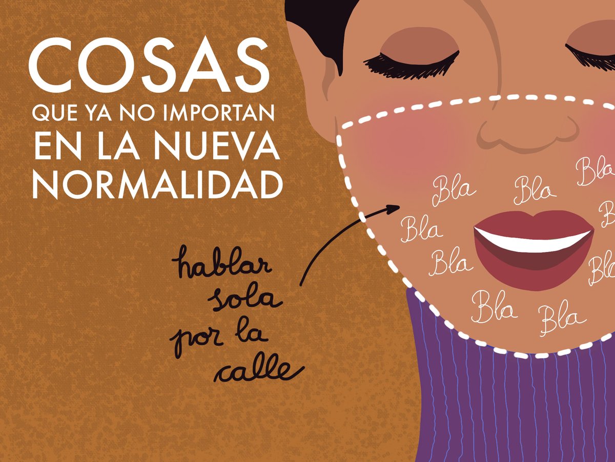 esterytelling's tweet photo. Para que luego digan que llevar mascarilla no tiene ventajas. Si es que nos quejamos por vicio... 

#esterytelling #freelance #ilustracion #digital #nuevanormalidad #covid #coronavirus #mascarillas https://t.co/JxbXPBmc4s