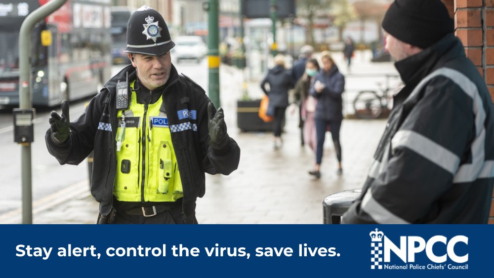 PoliceChiefs's tweet photo. .@GOVUK regulations on #Covid19 have changed, and there are new limits on social gatherings in place. 

Officers across the country will continue to engage, explain, encourage and, only as a last resort, enforce the new regulations. https://t.co/RxiNwq3gr2 #RuleOfSix https://t.co/0CdEFssmSN