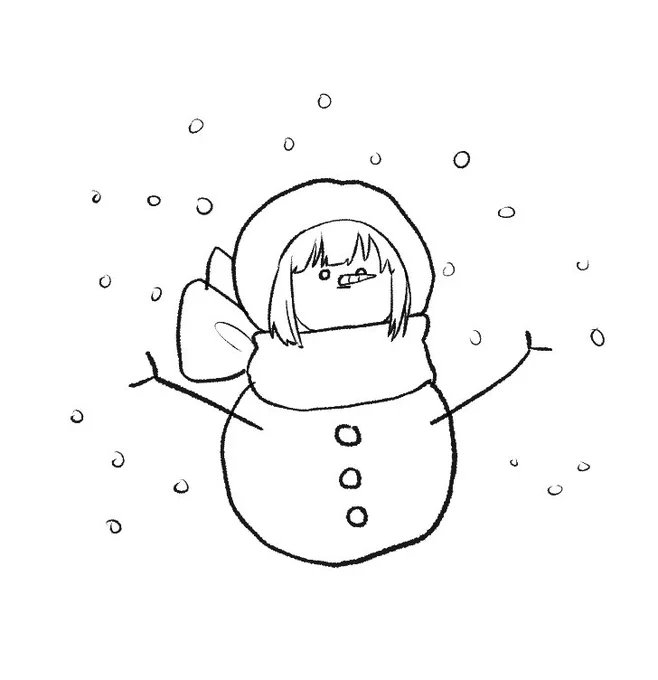  雪だるまmonaちゃん 