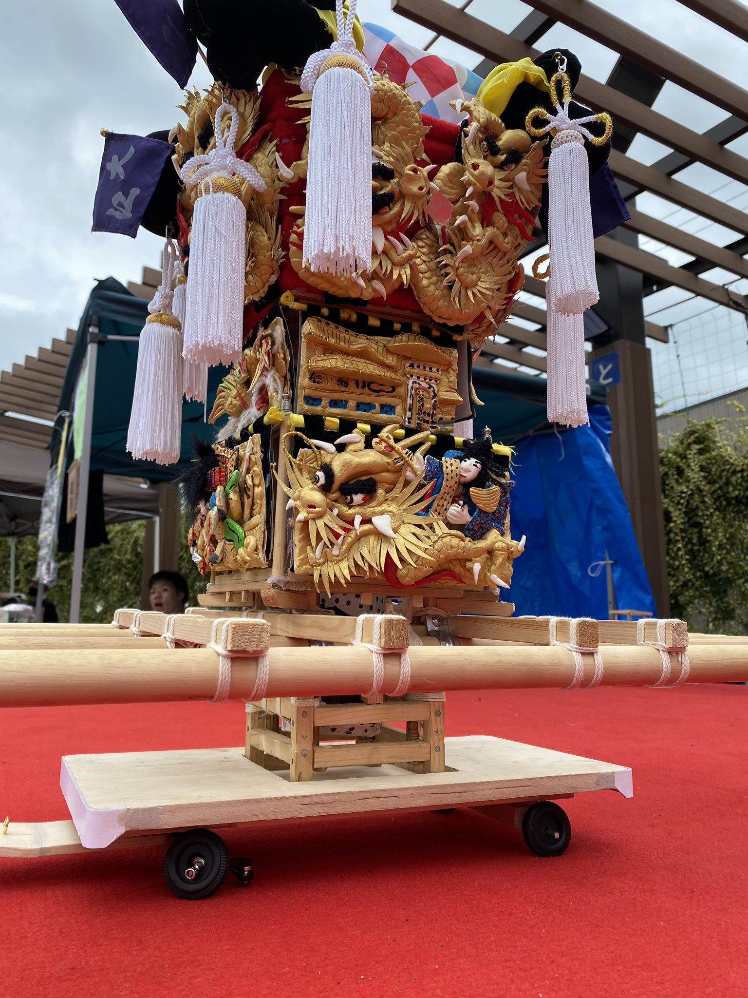 大江太鼓台ミニチュア