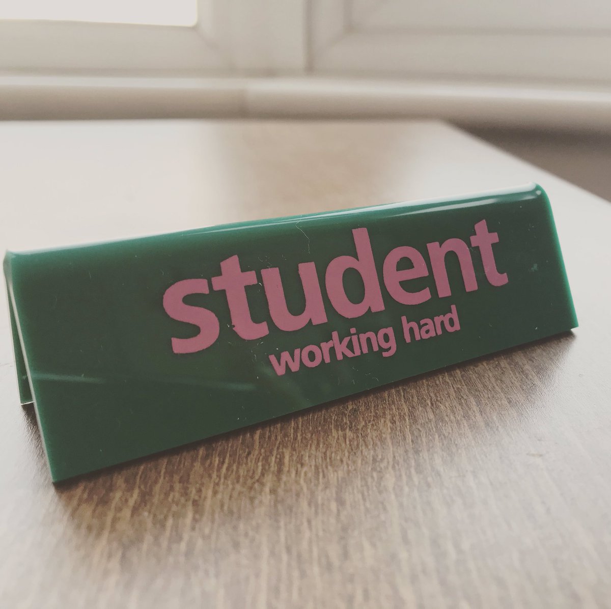 Ekk first official day as a student again. Bring it on!