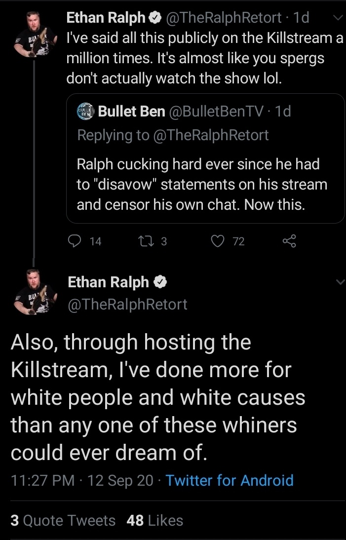 BasedAlaskaMAGA's tweet photo. Ethan Ralph is single handedly saving white people. https://t.co/YJvlwMiqfg