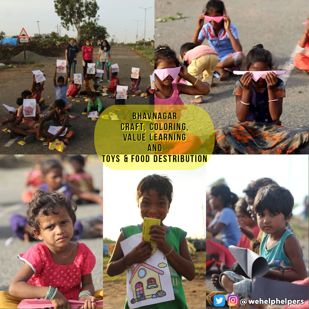 wehelphelpers's tweet image. At #WeHelpHelpers we believe a person’s life is shaped in his childhood. We spent the day crafting and painting with children to inspire imagination. They munched through their favourite snacks while we talked about life. For a memorable goodbye, we offered them some toys.