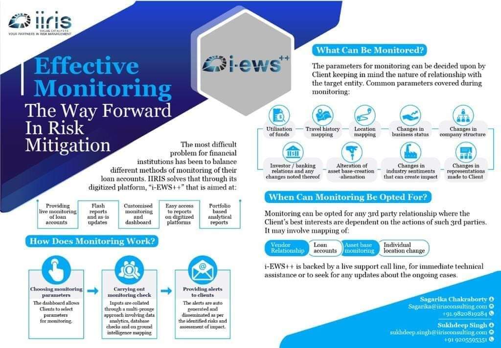 IIRISConsulting's tweet photo. Most financial institutions need an insight into the operational and strategic risks surrounding the credit lines that are often not disclosed by the borrowers. To know more, reach out to us at sagarika@iirisconsulting.com / Sukhdeep.singh@iirisconsulting.com https://t.co/xjdLKMG6oW
