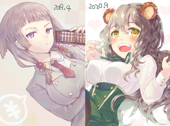 画力ビフォーアフタのtwitterイラスト検索結果