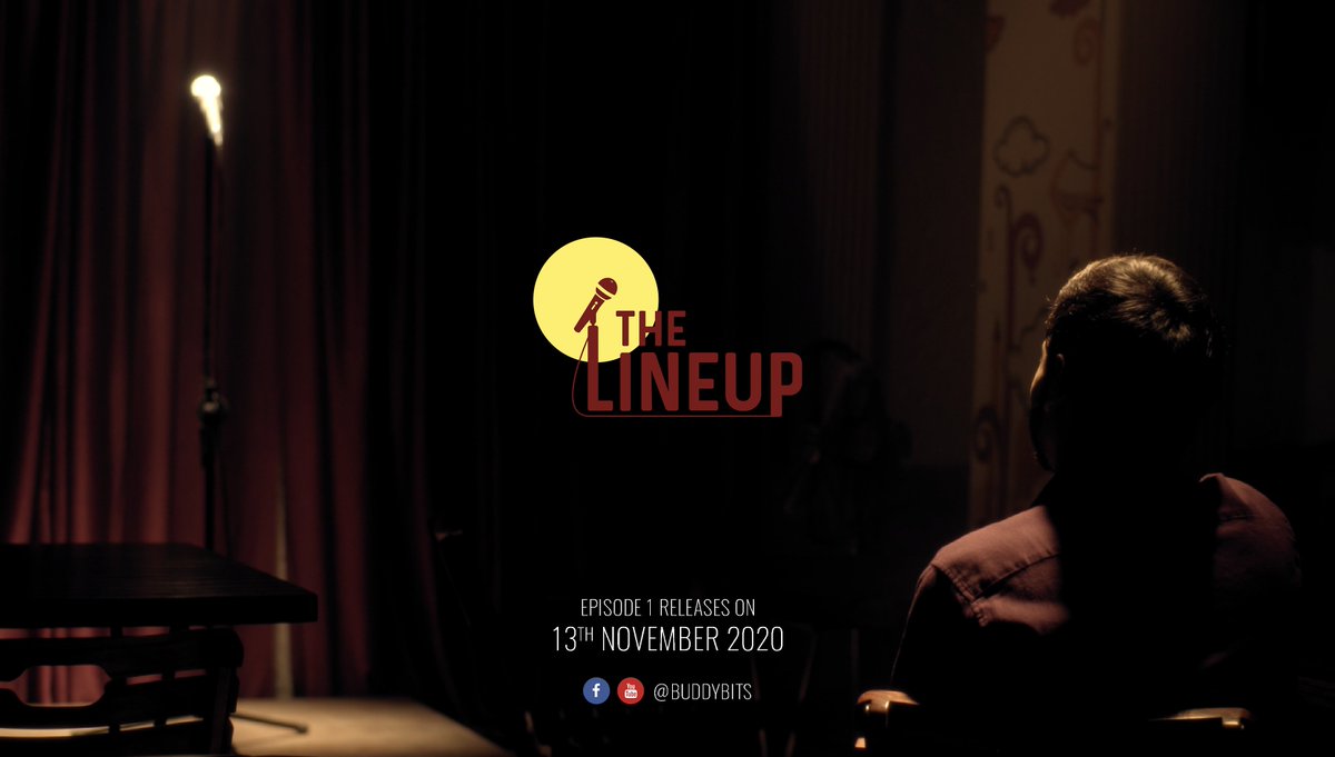 BuddyBits's tweet photo. ANNOUNCEMENT, FOLKS! ❤️
We finally have the release date. Our first web-series 'The Lineup' is releasing on our YouTube & Facebook channels on 13th November 2020! 🎉
Are you guys excited?
#TheLineup #BuddyBits https://t.co/vgQnu0lHkC