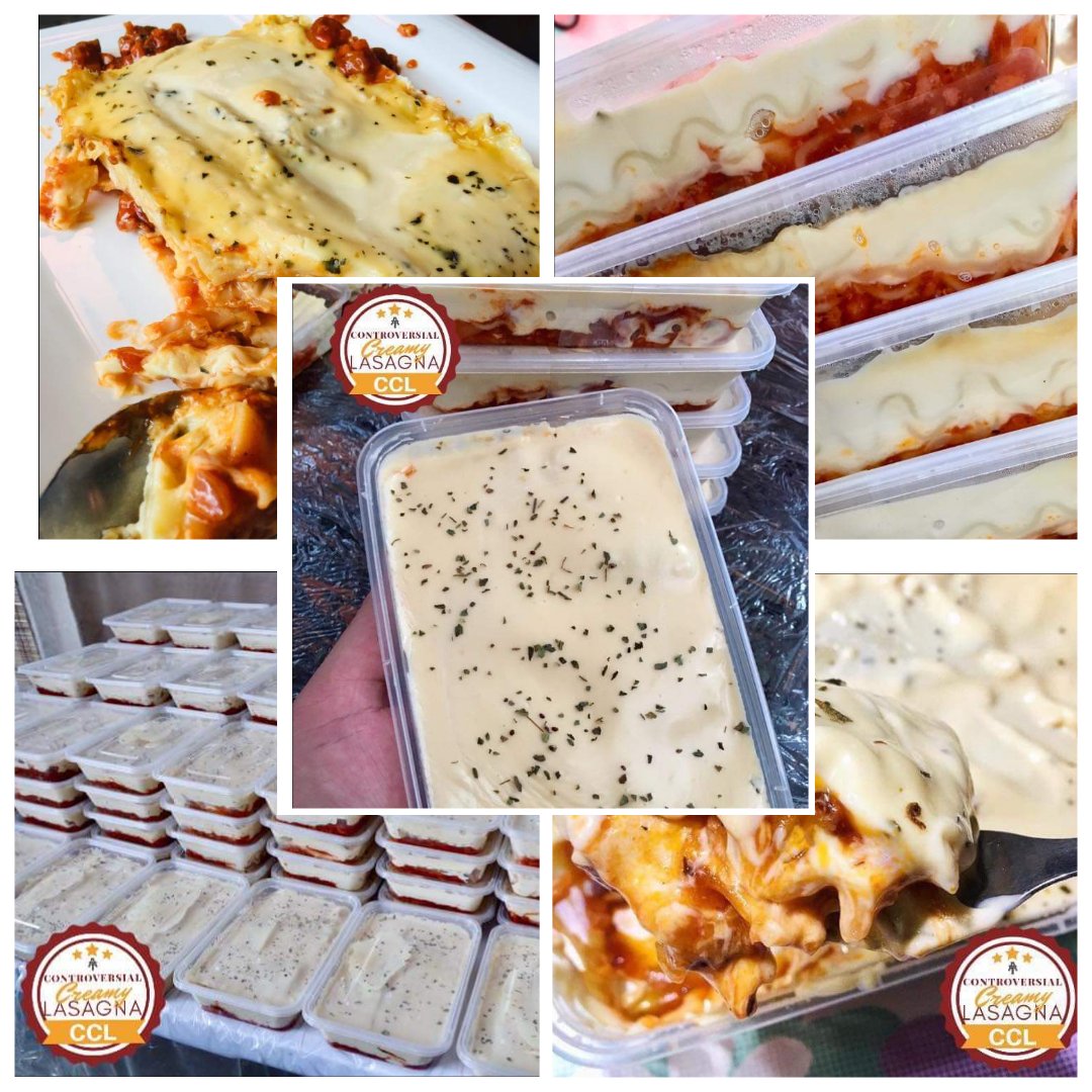 ShayneMaceda's tweet photo. Pls Order now!!!My Controversial Creamy Lasagna..Taste it!!! https://t.co/cR7xRkGUKt
