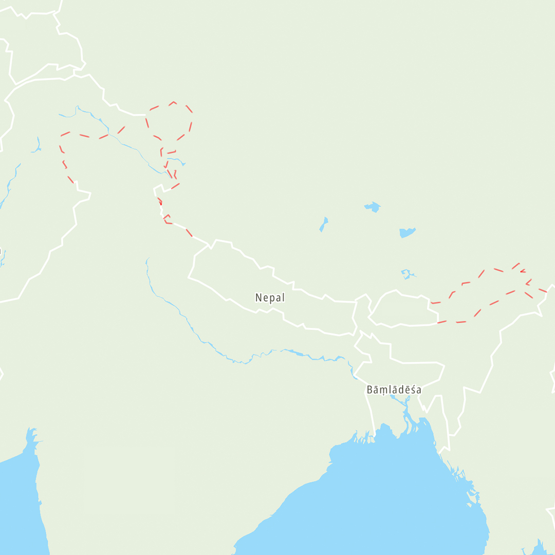 TomTom's tweet image. Did you know that the international border between China and Nepal crosses the precise summit point of Mount Everest, which is 8,848 meters above sea level? #MapFactMonday #TomTomMaps