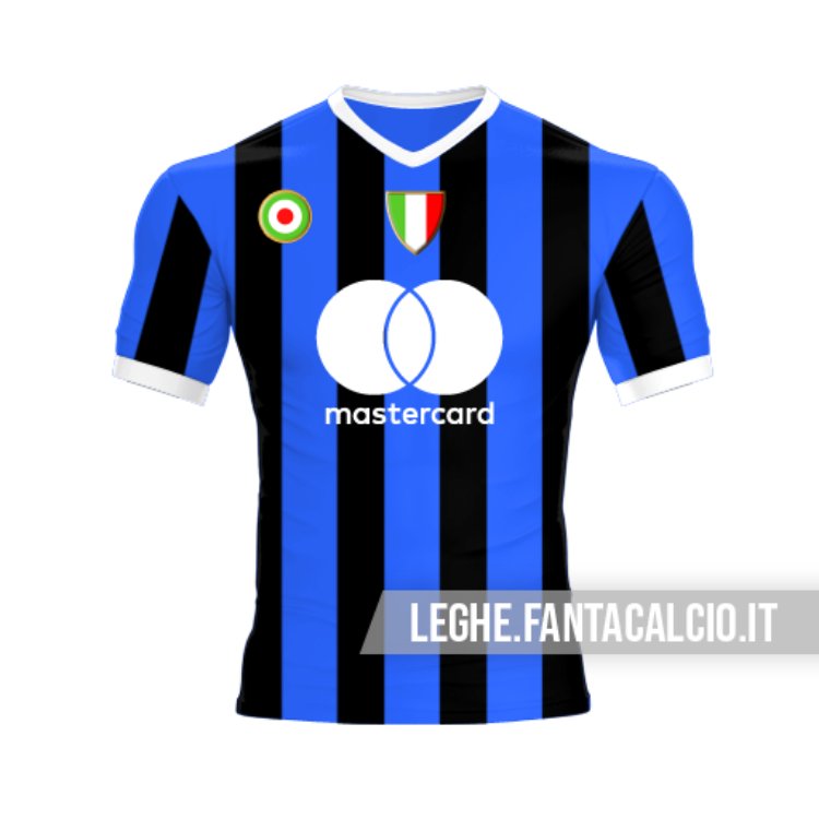 la_rov_di_youri's tweet photo. @FantaTwInter dopo un'inedita maglia crociata neroazzurra, si torna a strisce #StankCity.
Omaggio all'anno 2006-07 con colletto bianco e doppia patch #CWC π #FERπ https://t.co/g4ge2JdOVn