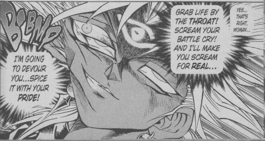 The Yu-Gi-Oh! manga is much more dark and insane than you might think