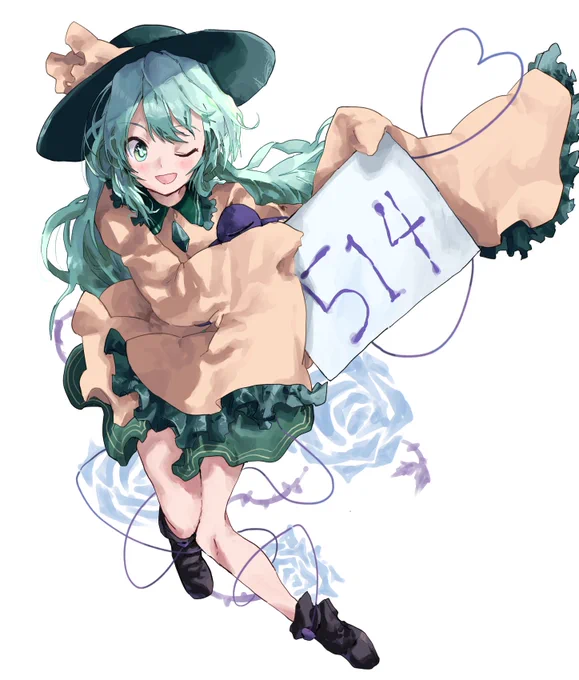 なんと!フォロワーさんが514(こいし)人突破です!う…うれしい…!ありがとうございますっ!!まだまだどんどん描きまくりますのでっ!これからもどうぞよろしくお願いしますっ!!! 