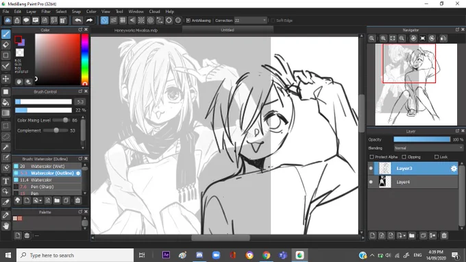 i cant believe ive been drawing mitsuba wrong this whole time i wanna slap myself 