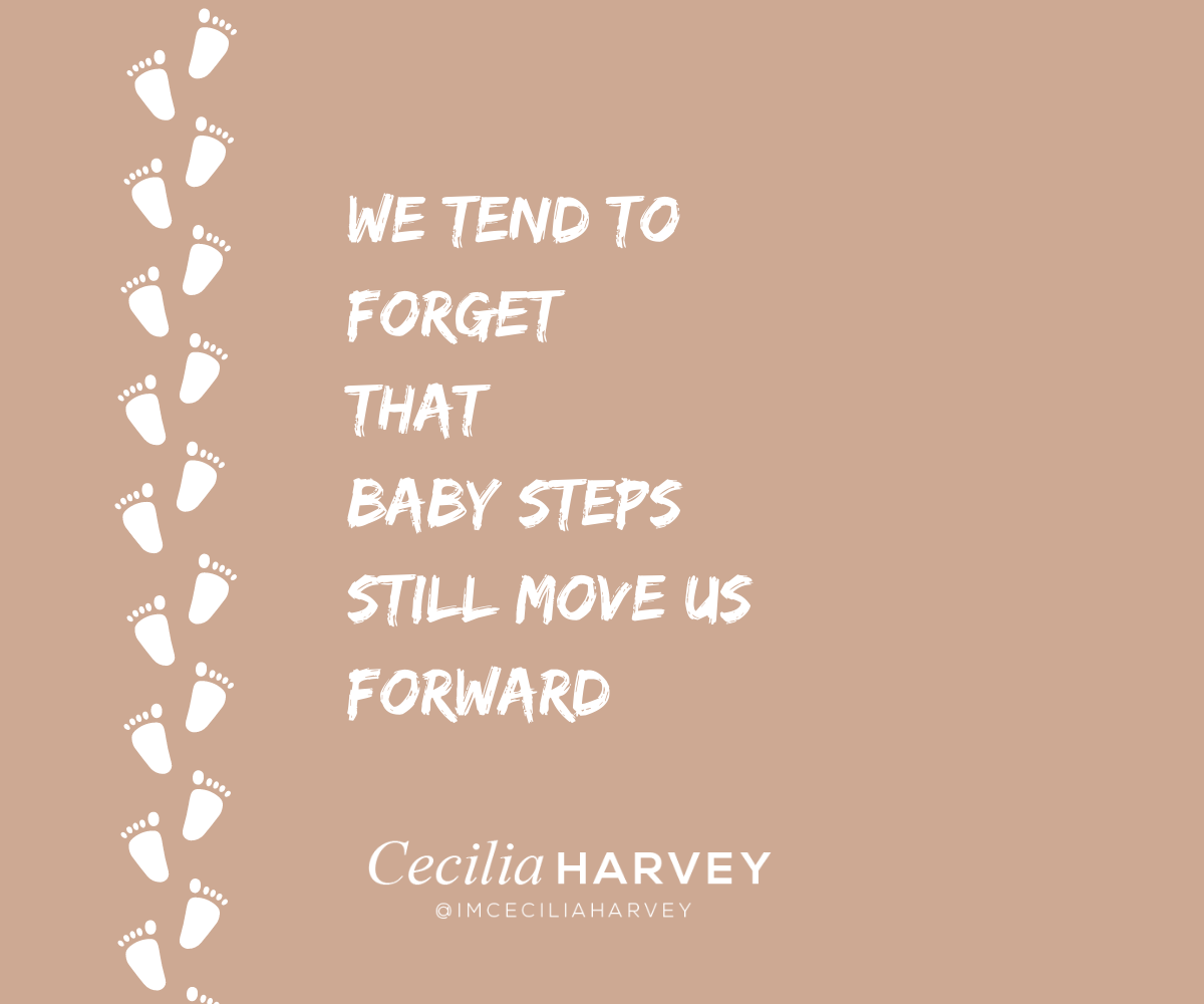 ImCeciliaHarvey's tweet photo. Every. Single. Step. Counts.
Even the smallest step is still moving forward. 
Enjoy the journey, you got this! 
Just keep moving.
👍 Like if this is the reminder you needed today. https://t.co/OEnevNjbxy