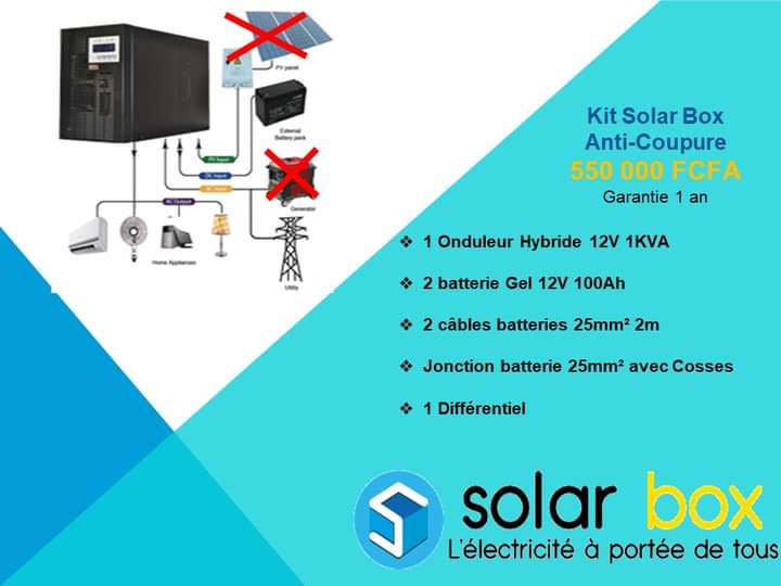 Solarboxgabon's tweet photo. Finies les coupures de courant avec notre kit anti-délestage.

Pour plus d'informations, contactez-nous au 077 91 53 13.

Excellent début de semaine à tous!!!

#BonDebutDeSemaine
#SolarBoxGabon https://t.co/3PAk8eQwJ3